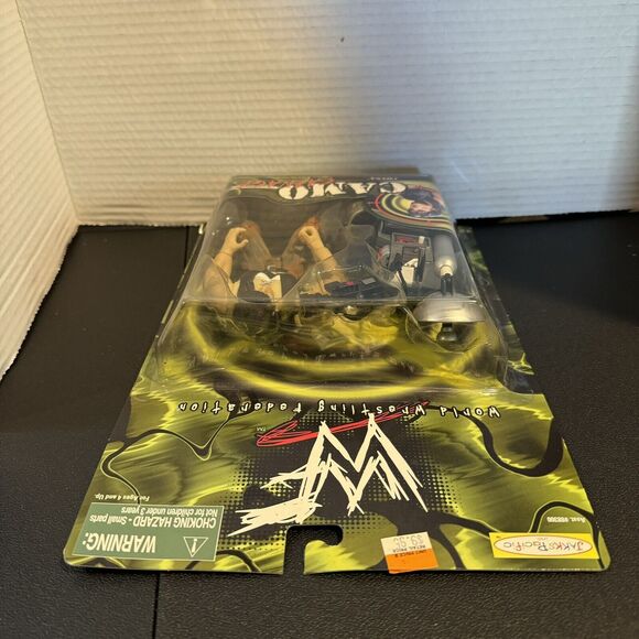 VTG 1999 WWF Chyna Camo Carnage Jakks Pacific Wrestling Figure MOC WWE Attitude - Picture 4 of 7